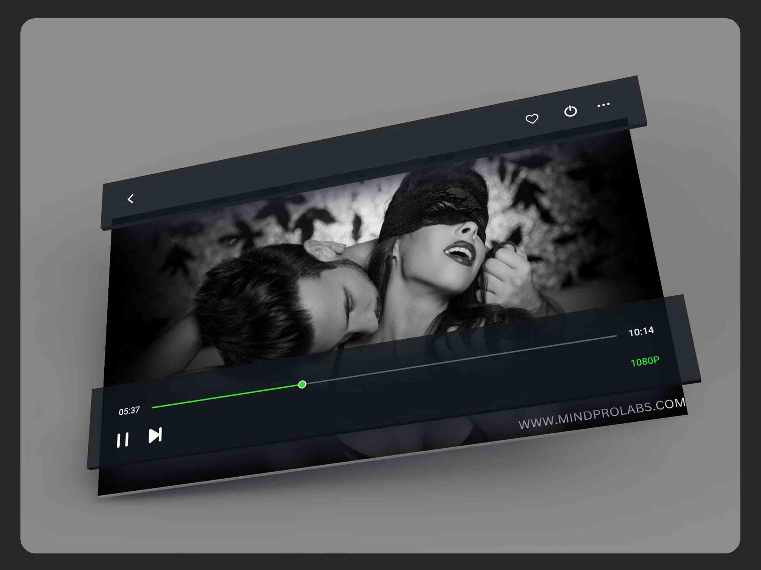 A dark, cinematic thumbnail featuring a passionate couple in black and white, representing the sensual energy and intensity of the “Increase Your Sex Drive” subliminal program.