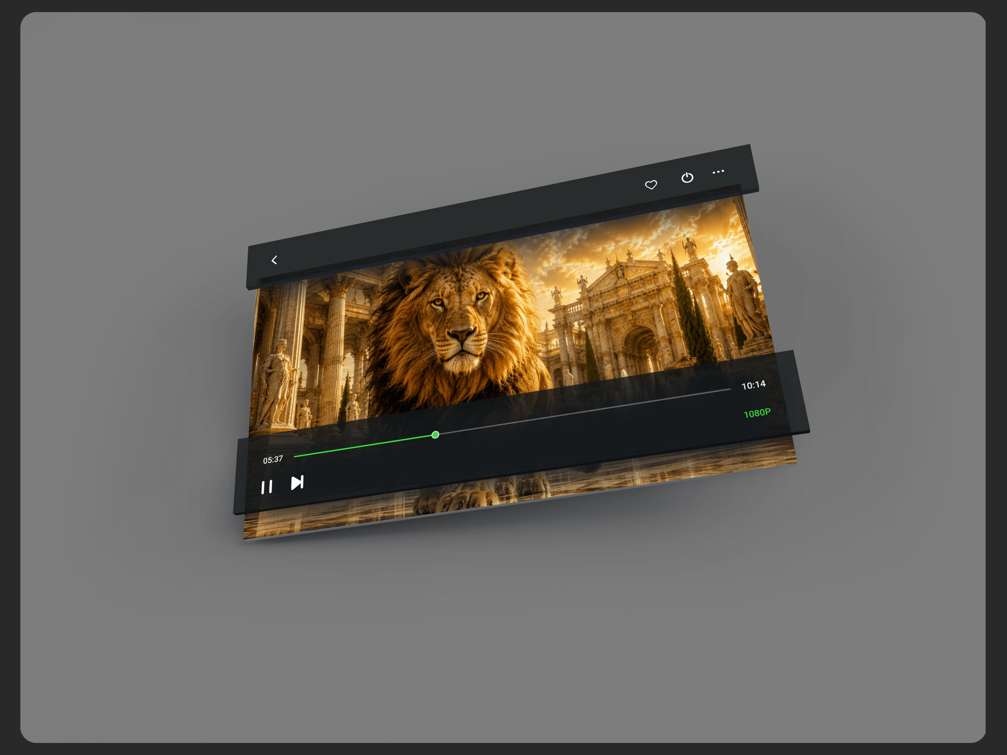 Self-Esteem Maximizer 8.0 subliminal audio program featuring a powerful lion, representing self-esteem, self-confidence and inner strength.