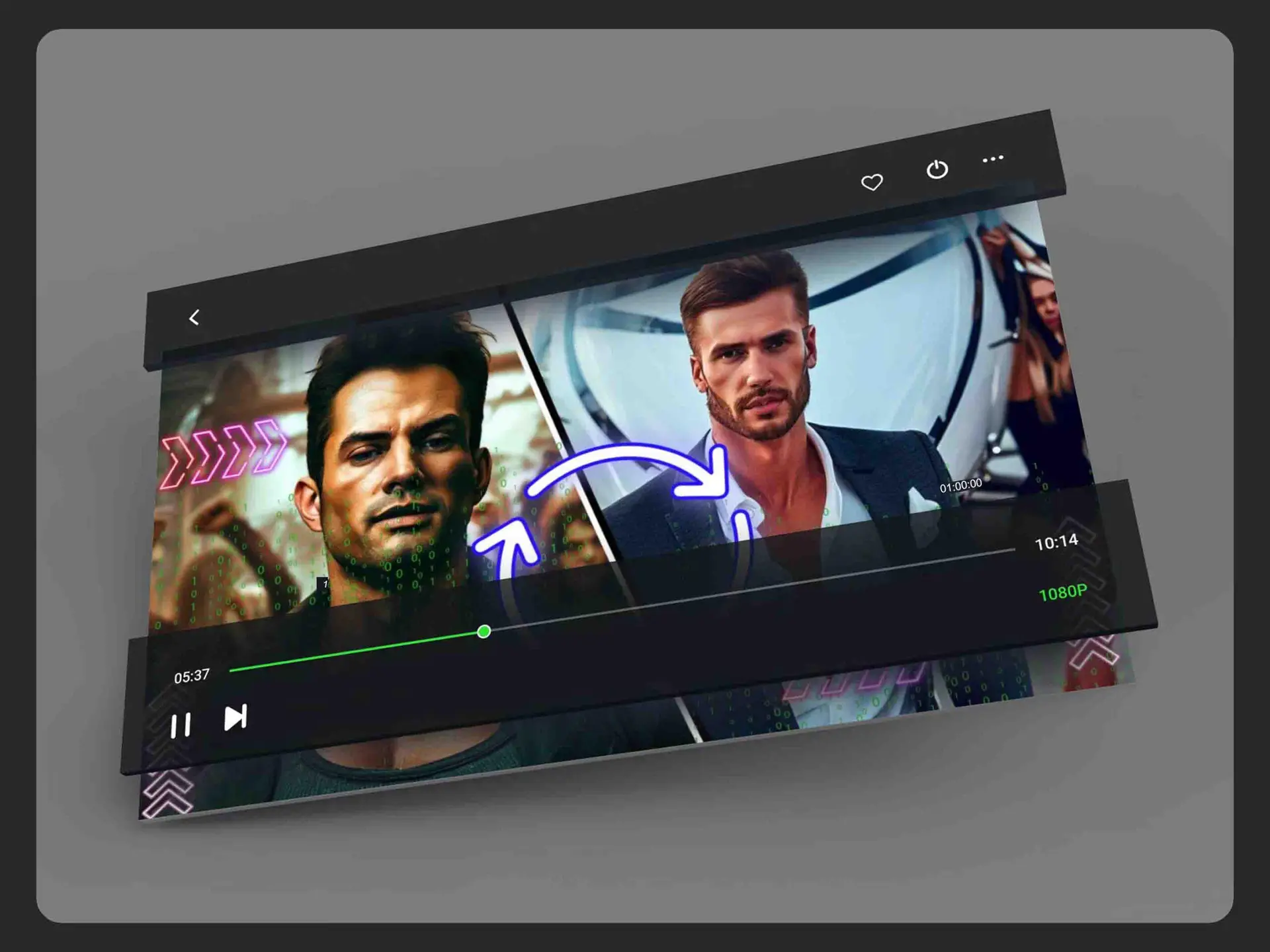 Image of a man who has undergone extraordinary transformation after listening to extraordinaire 6.0x subliminal