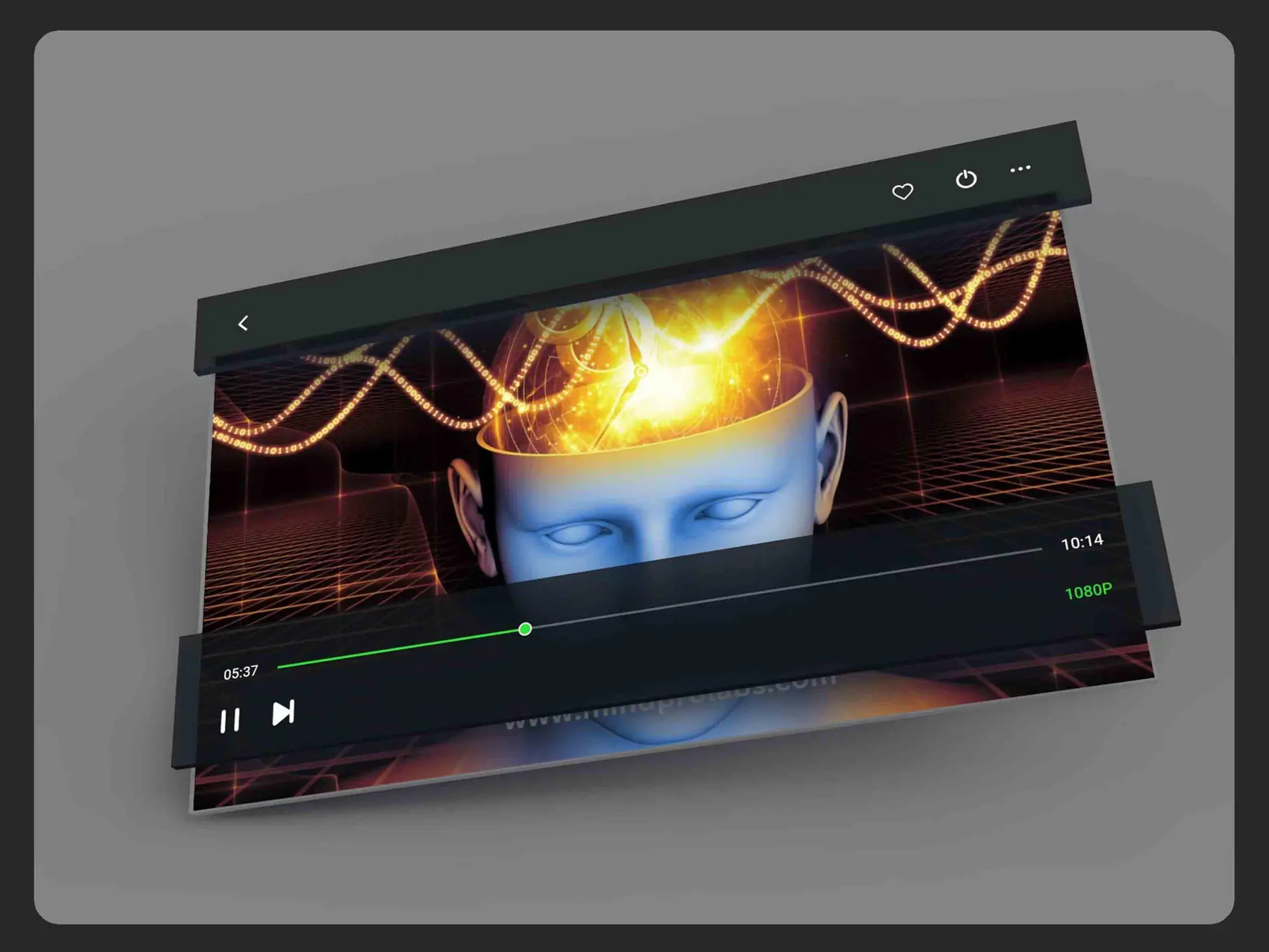 Thumbnail representing a subliminal program named subconscious blockage remover