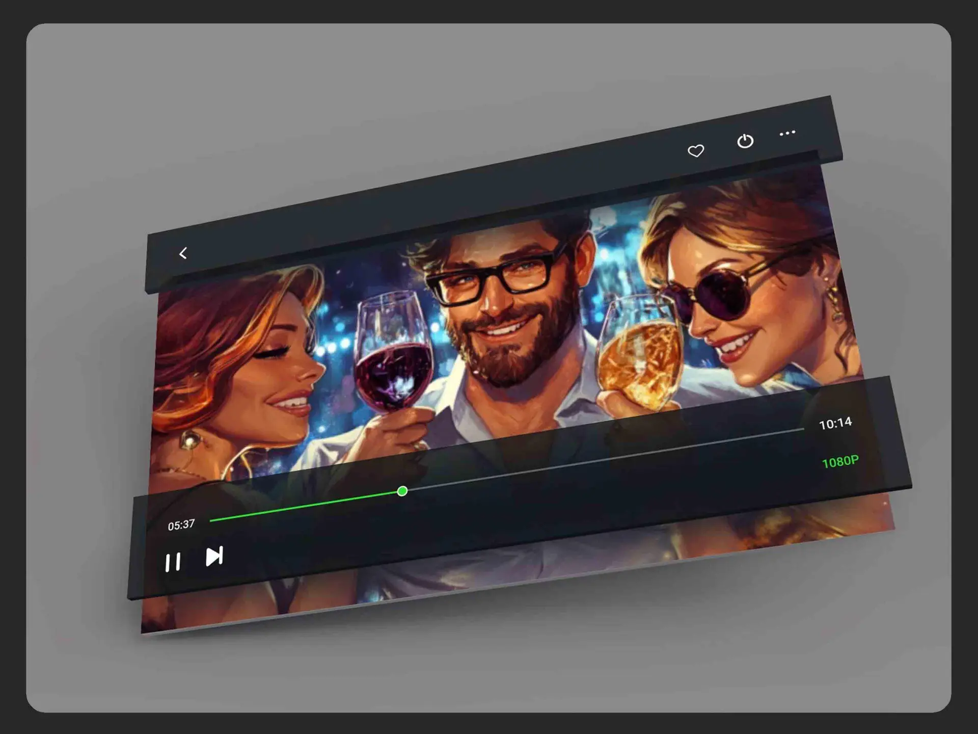 A confident man smiling and enjoying drinks with two attractive women at a vibrant social gathering, representing the effects of the "Become a Social Magnet 6.0 for Men" subliminal program.