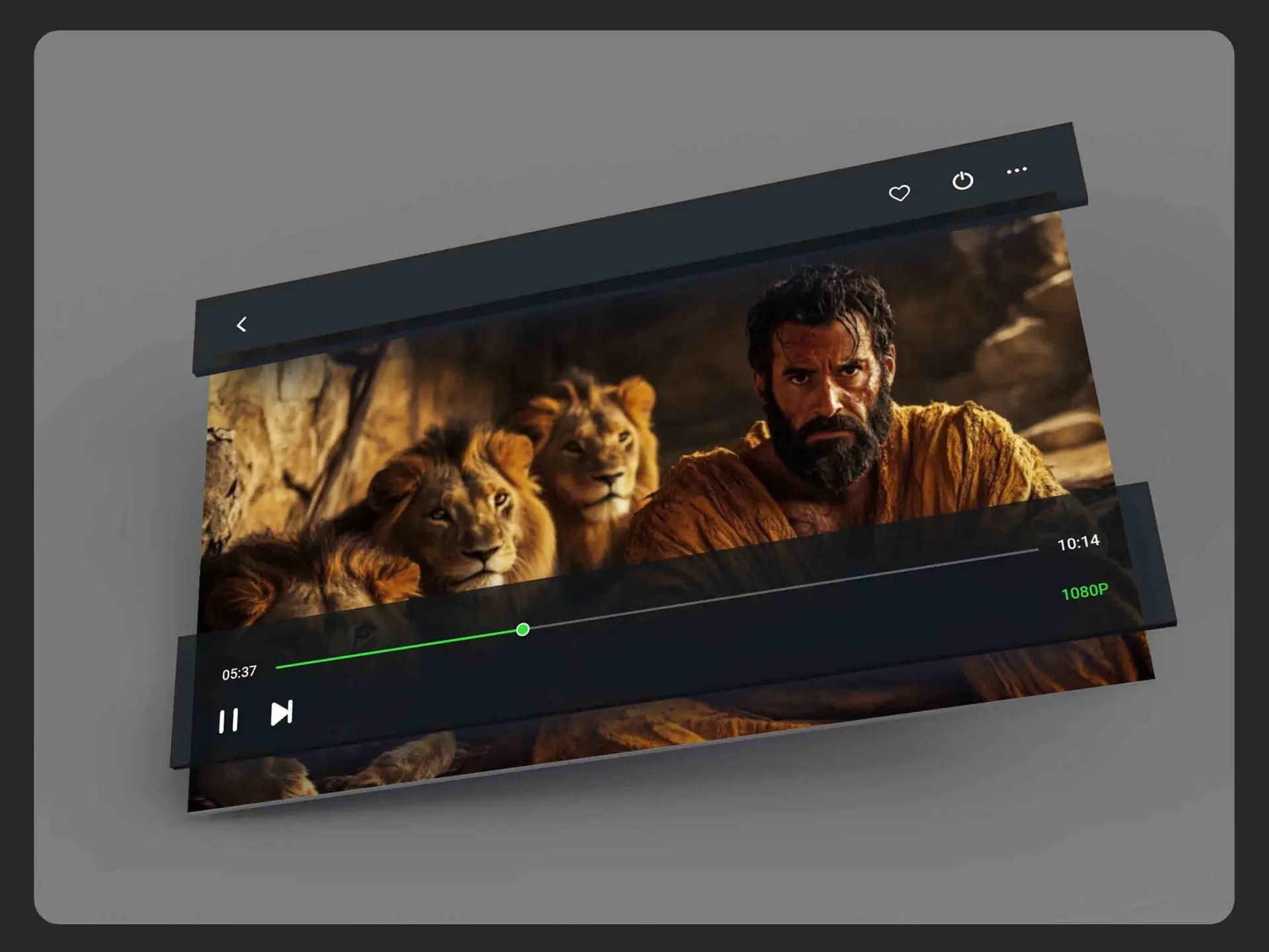 Man with lions in a cave setting, symbolizing strength and emotional healing – visual representation for the Release Guilt, Shame, and Fear 6.0 subliminal program.